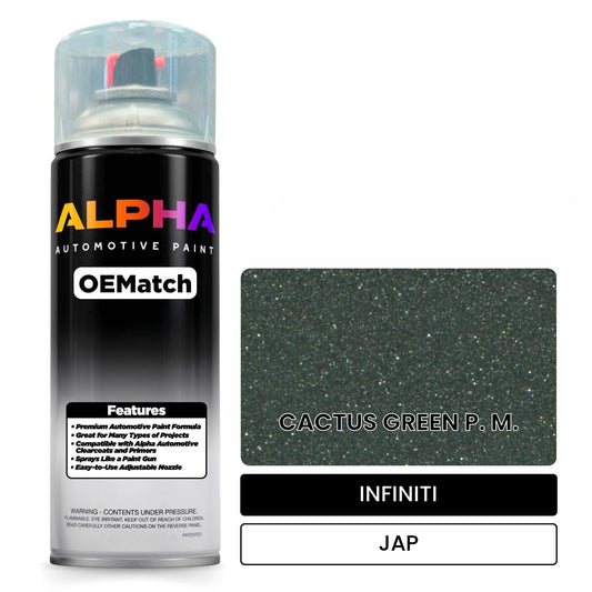 INFINITI CACTUS GREEN P. M. JAP OEMatch Spraycan