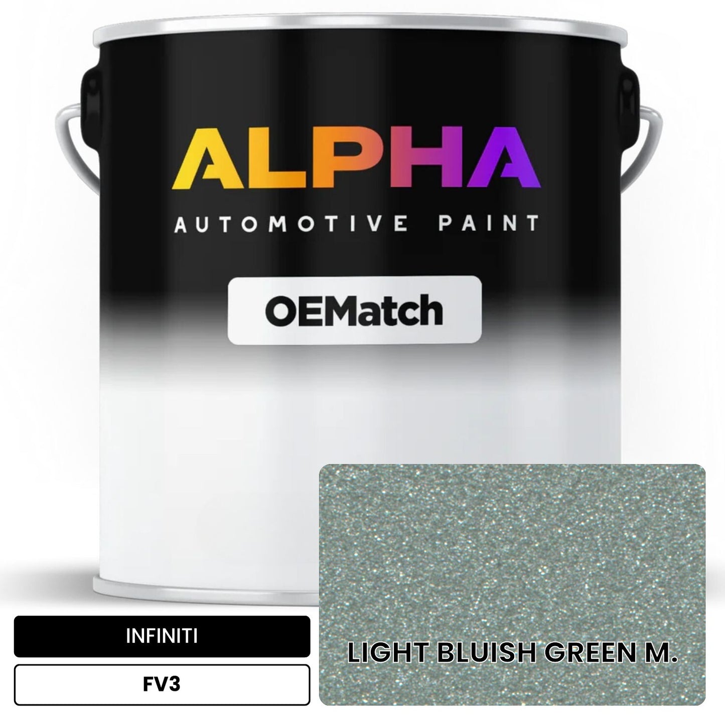 INFINITI LIGHT BLUISH GREEN M. FV3 OEMatch Basecoat