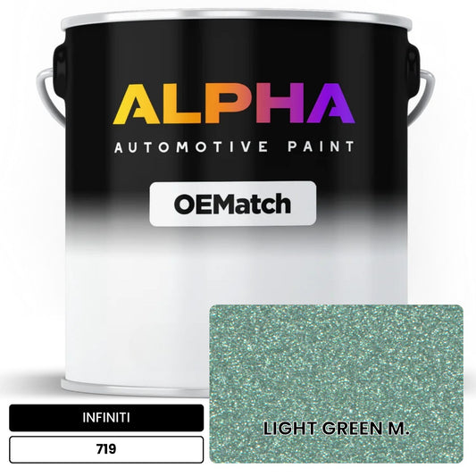 INFINITI LIGHT GREEN M. 719 OEMatch Basecoat
