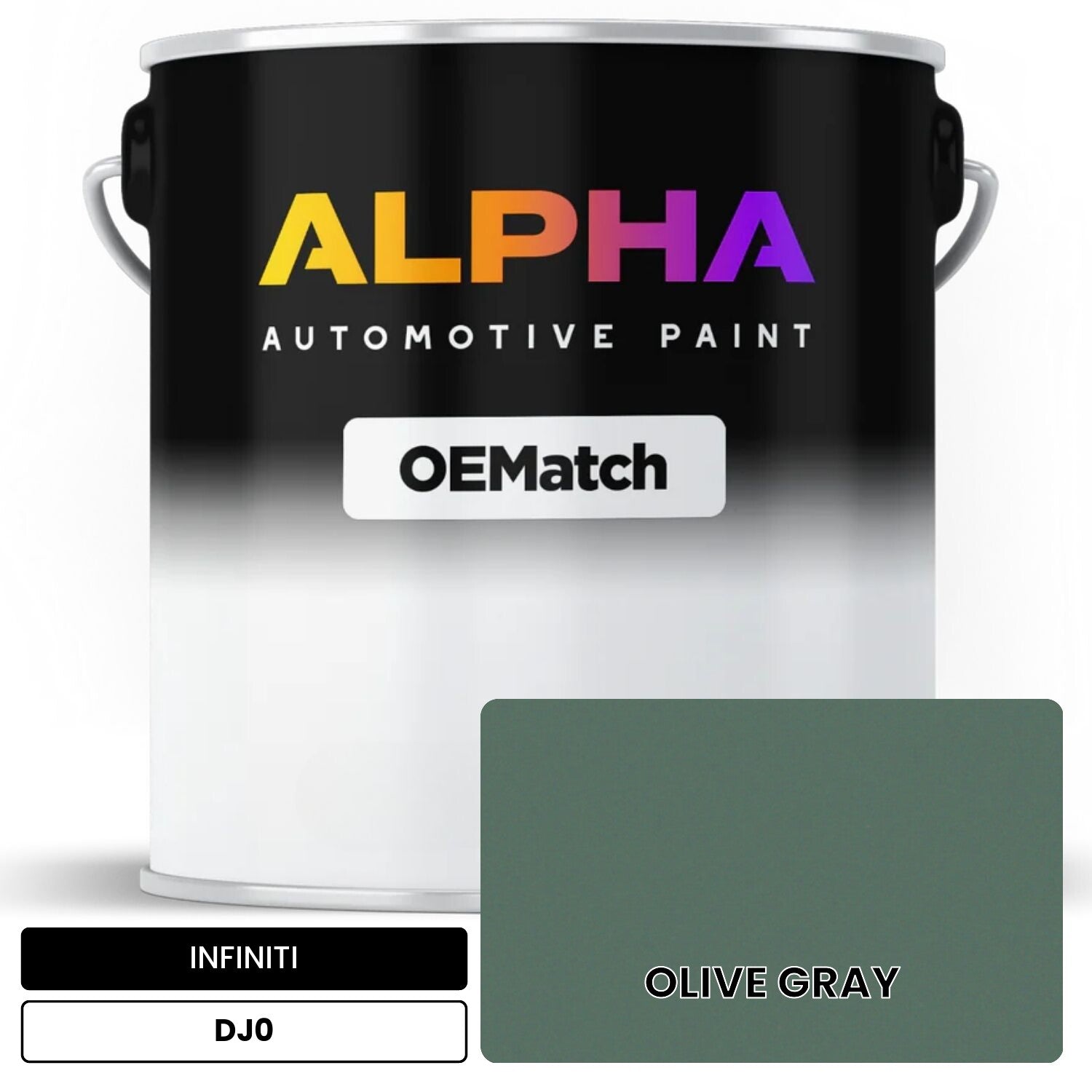 INFINITI OLIVE GRAY DJ0 OEMatch Basecoat
