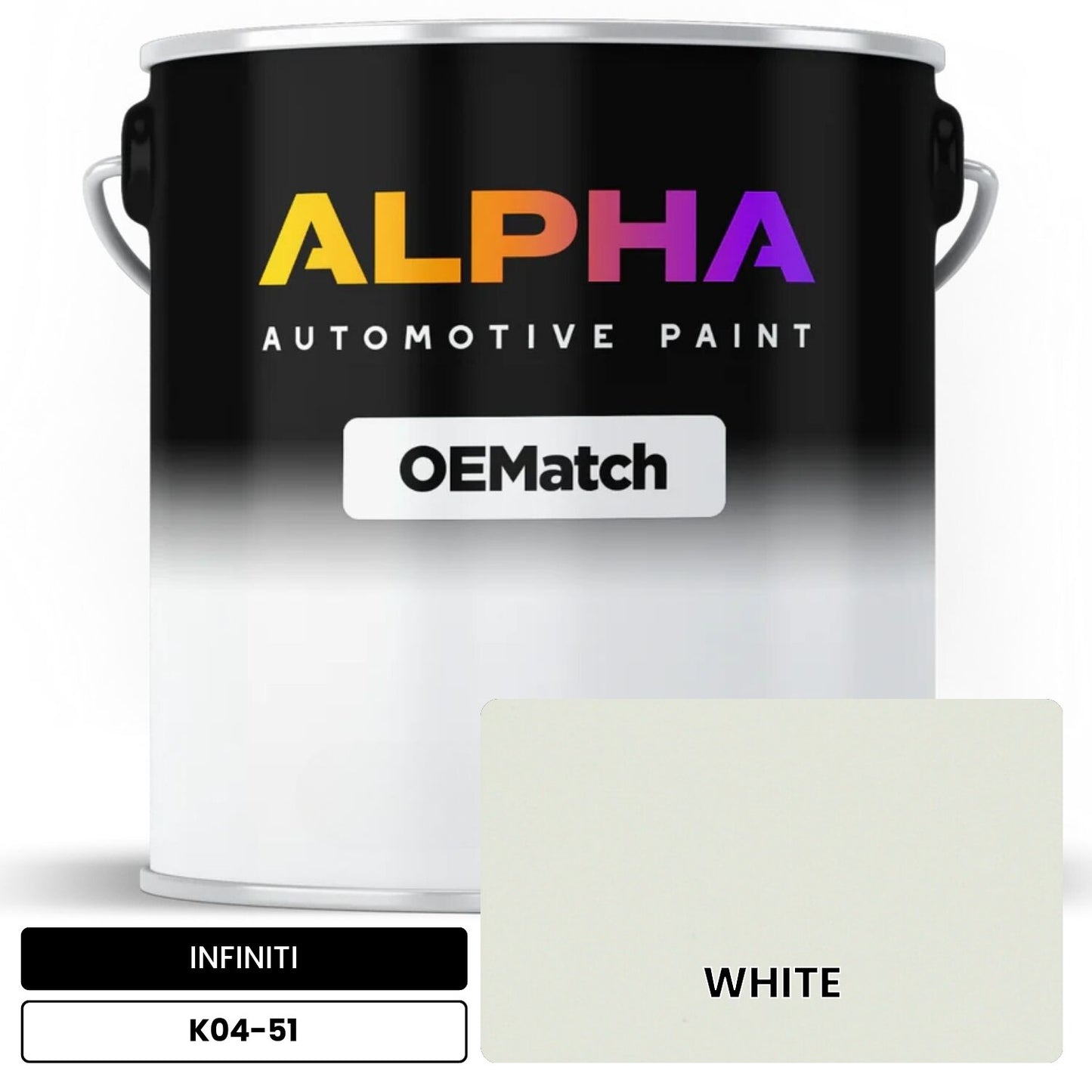 INFINITI WHITE K04-51 OEMatch Basecoat