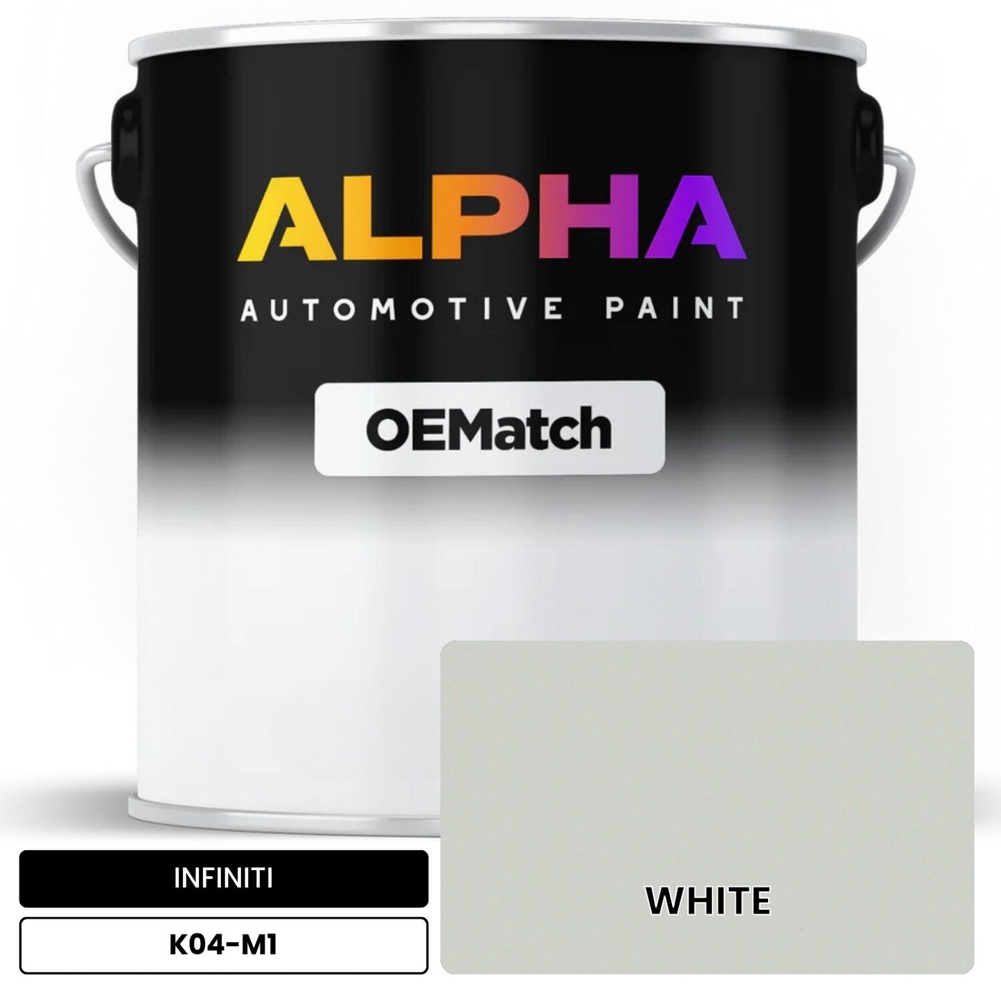INFINITI WHITE K04-M1 OEMatch Basecoat