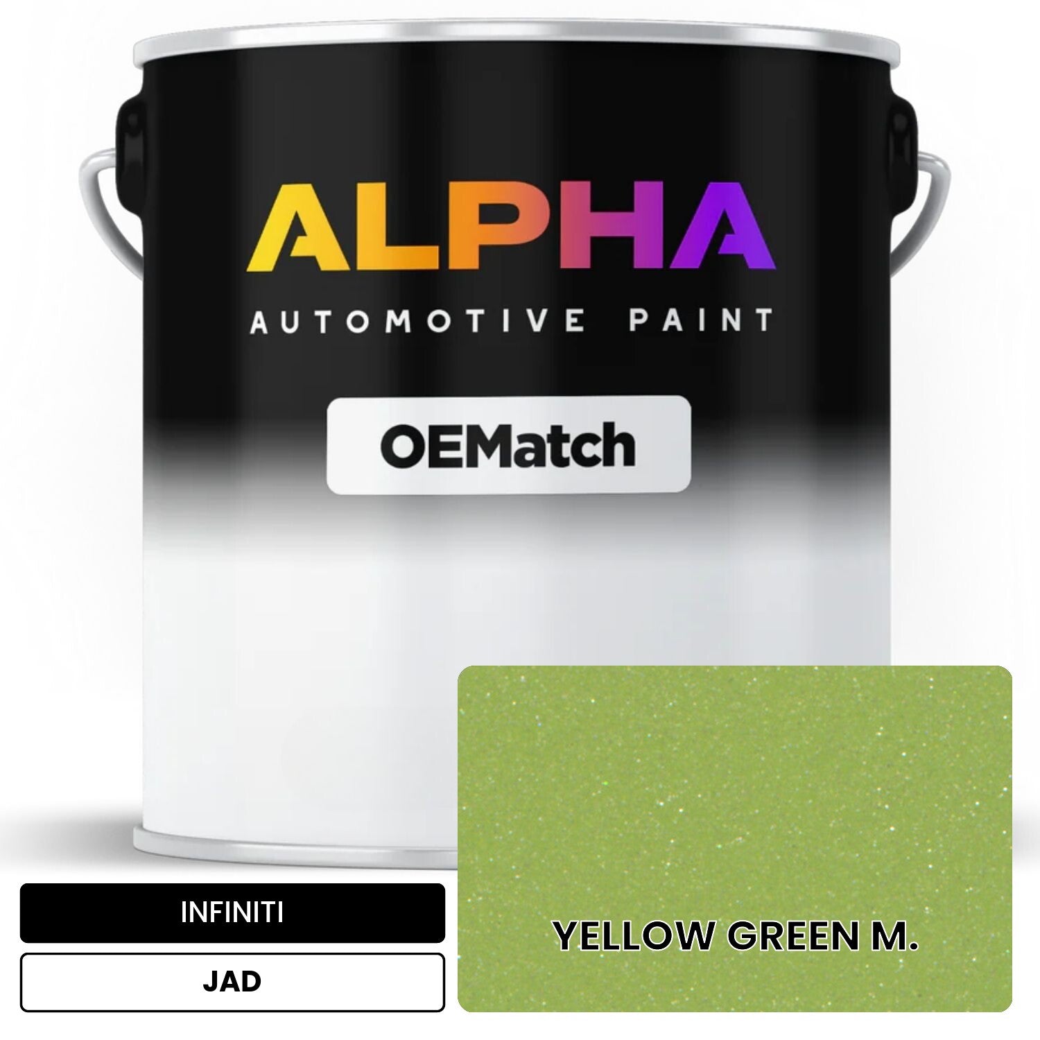 INFINITI YELLOW GREEN M. JAD OEMatch Basecoat