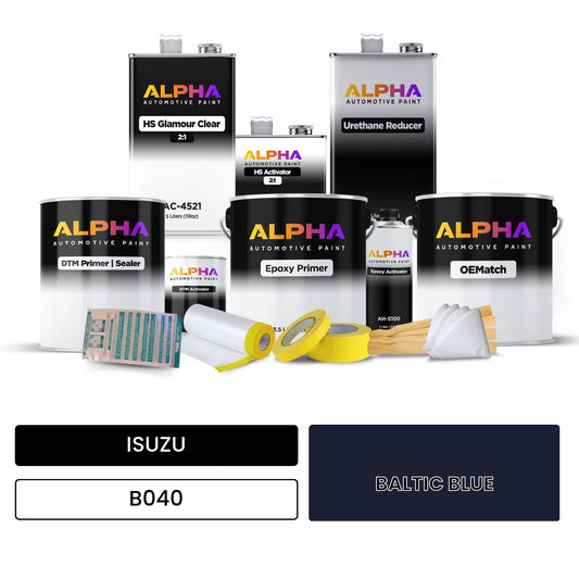ISUZU BALTIC BLUE B040 OEMatch Vehicle Paint Kit