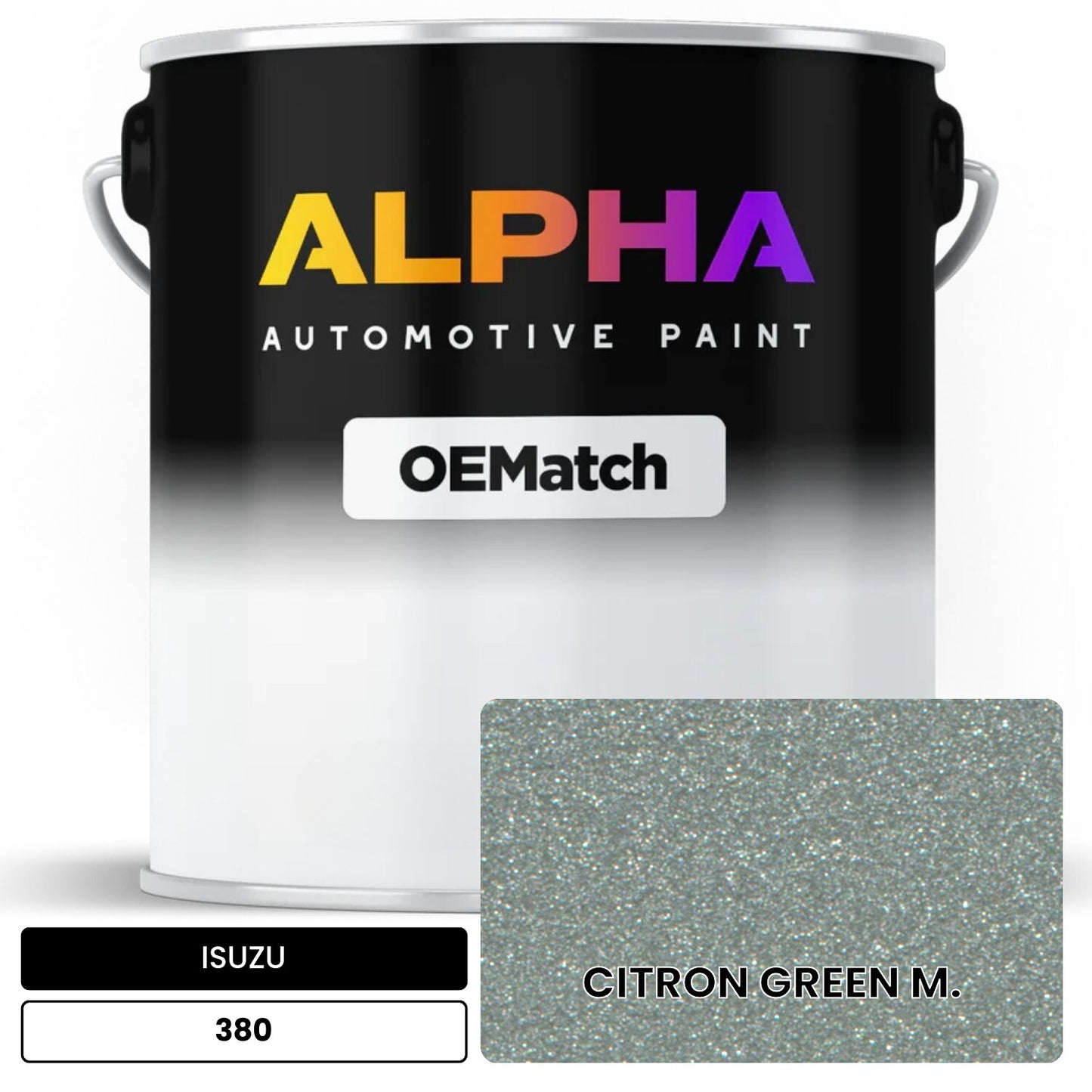 ISUZU CITRON GREEN M. 380 OEMatch Basecoat
