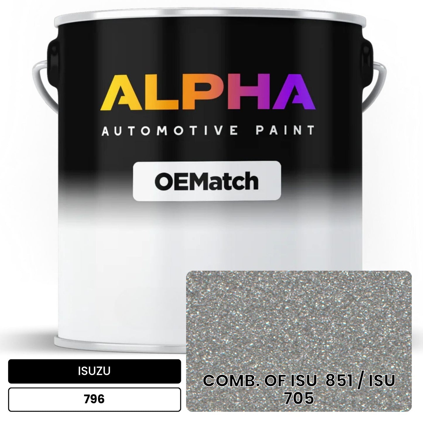 ISUZU COMB. OF ISU  851 / ISU  705 796 OEMatch Basecoat