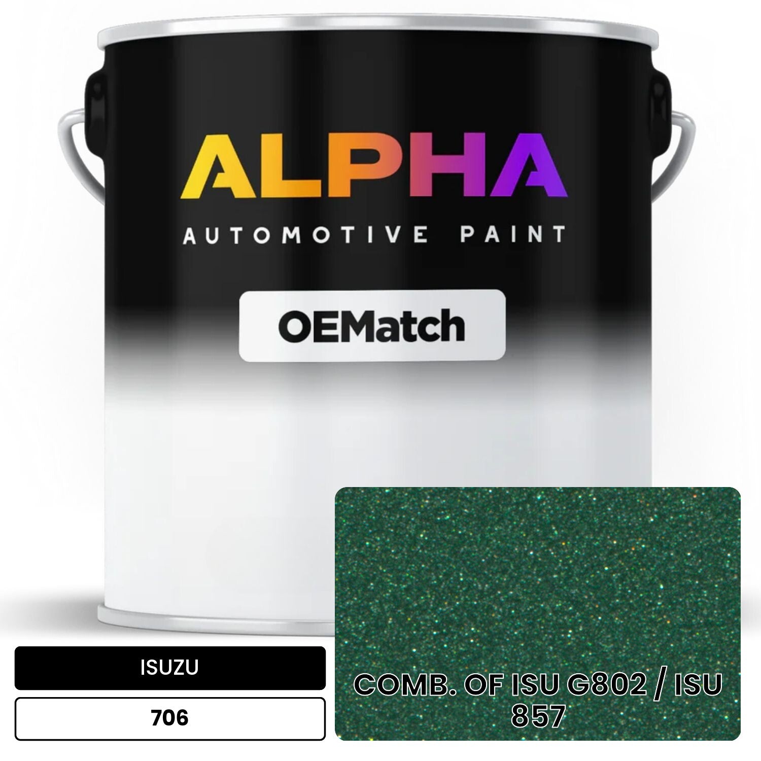 ISUZU COMB. OF ISU G802 / ISU 857 706 OEMatch Basecoat