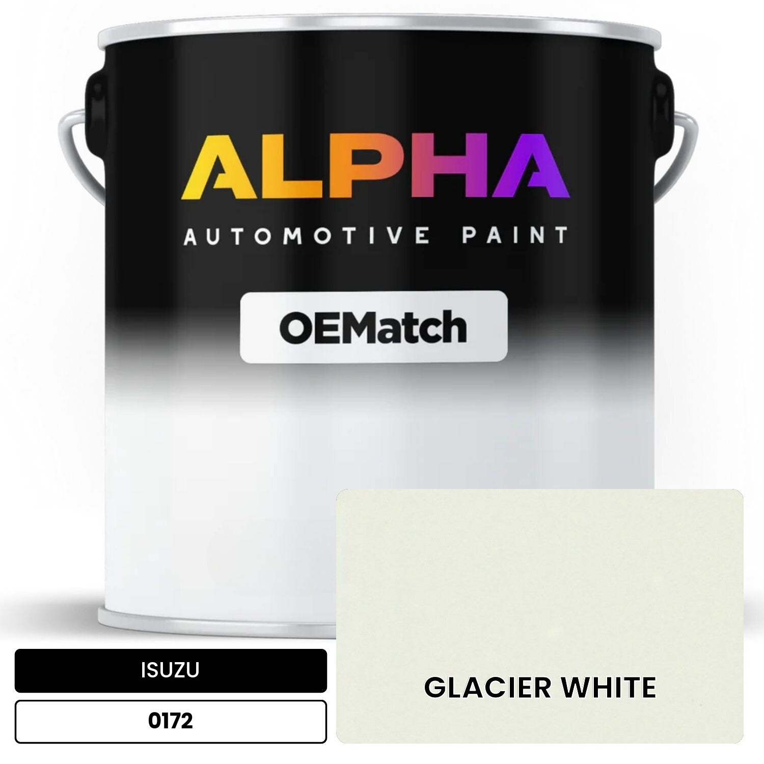 ISUZU GLACIER WHITE 0172 OEMatch Basecoat