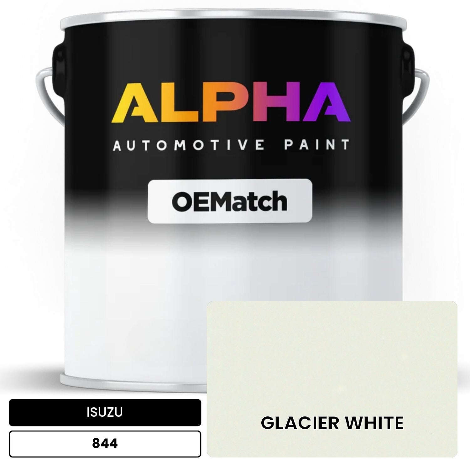 ISUZU GLACIER WHITE 844 OEMatch Basecoat
