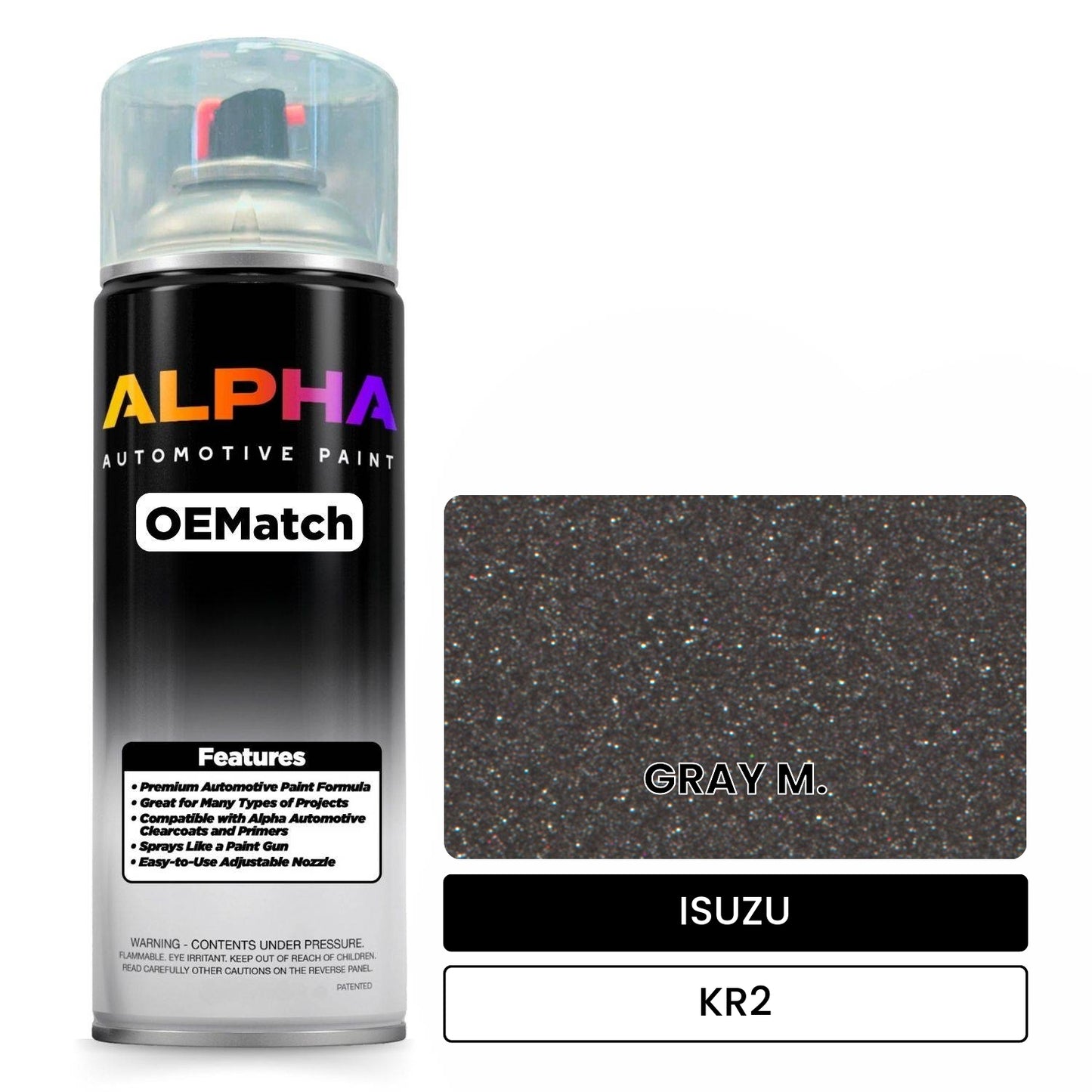 ISUZU GRAY M. KR2 OEMatch Spraycan