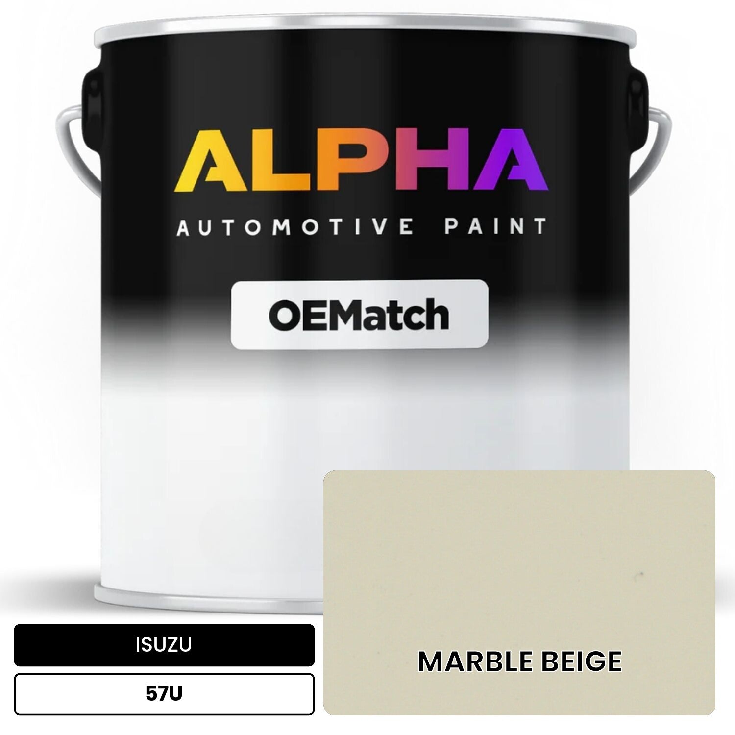 ISUZU MARBLE BEIGE 57U OEMatch Basecoat