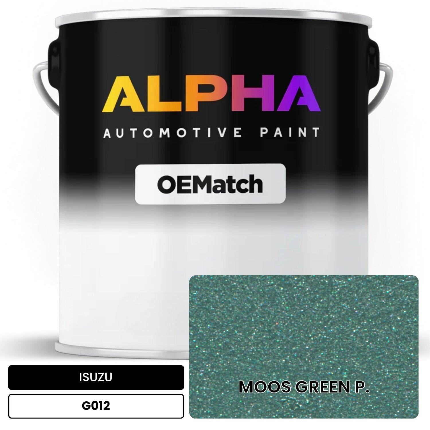 ISUZU MOOS GREEN P. G012 OEMatch Basecoat