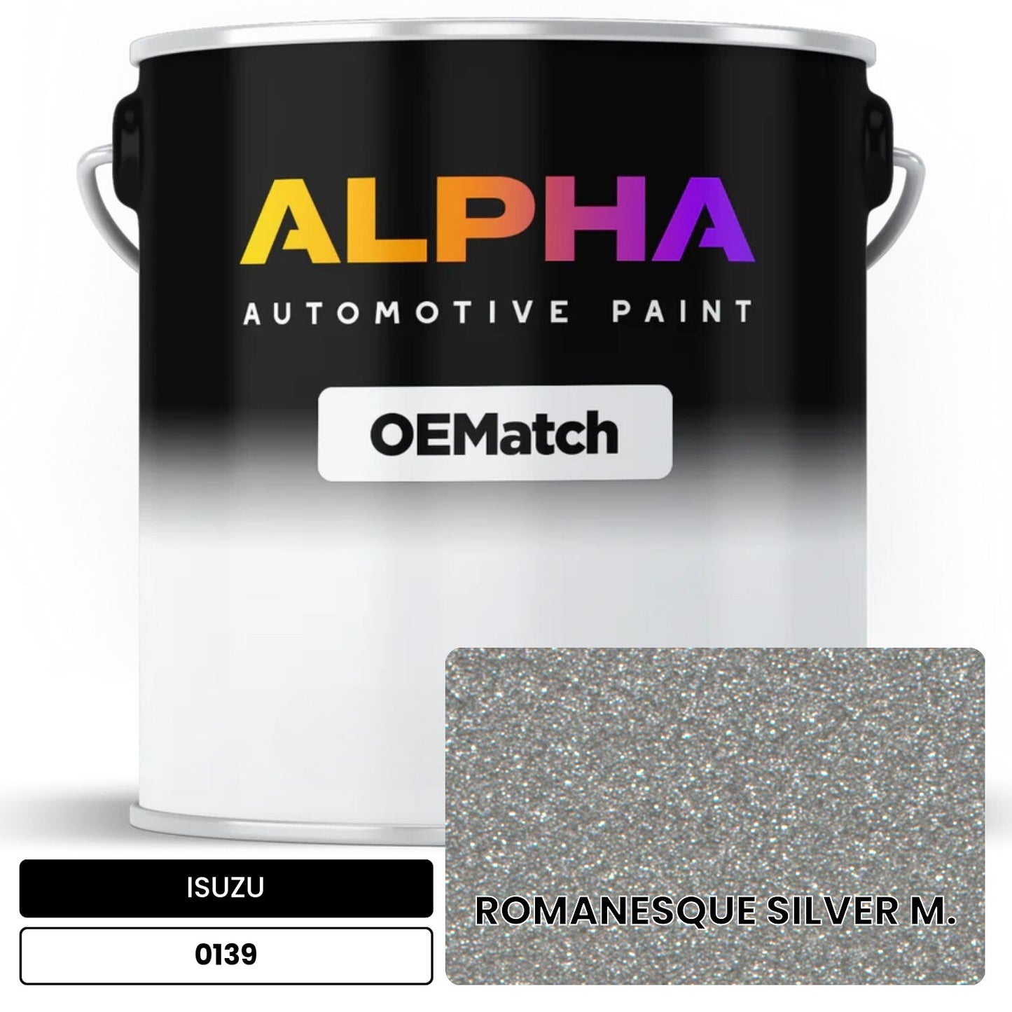 ISUZU ROMANESQUE SILVER M. 0139 OEMatch Basecoat