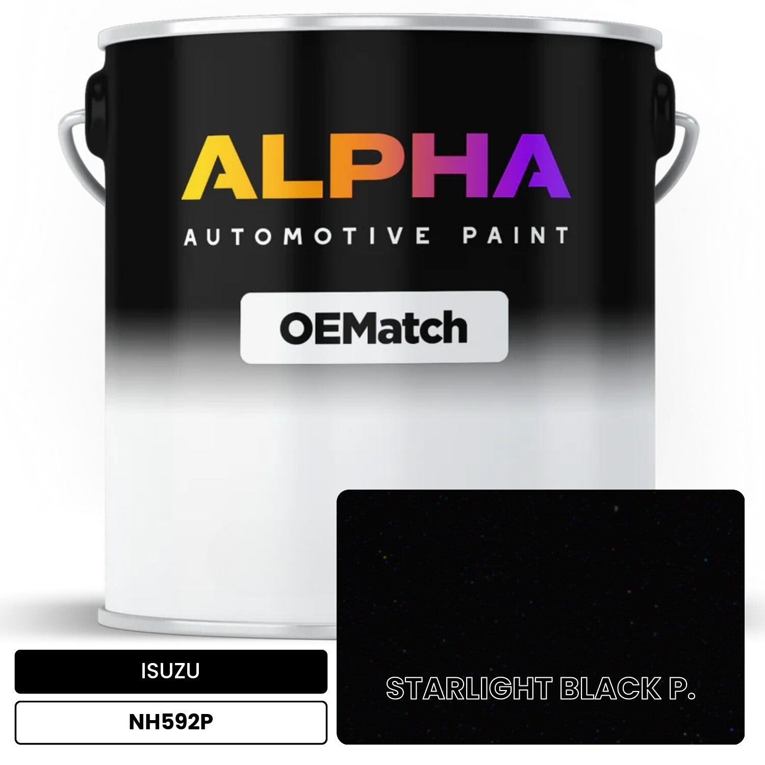ISUZU STARLIGHT BLACK P. NH592P OEMatch Basecoat