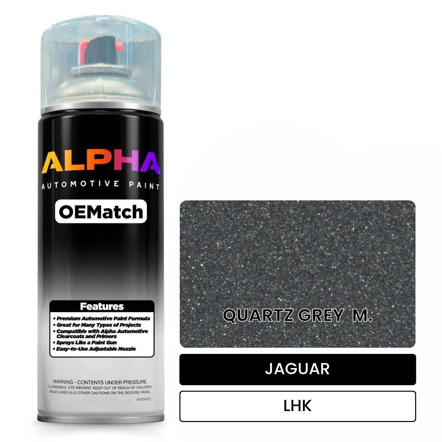 JAGUAR QUARTZ GREY  M. LHK OEMatch Spraycan