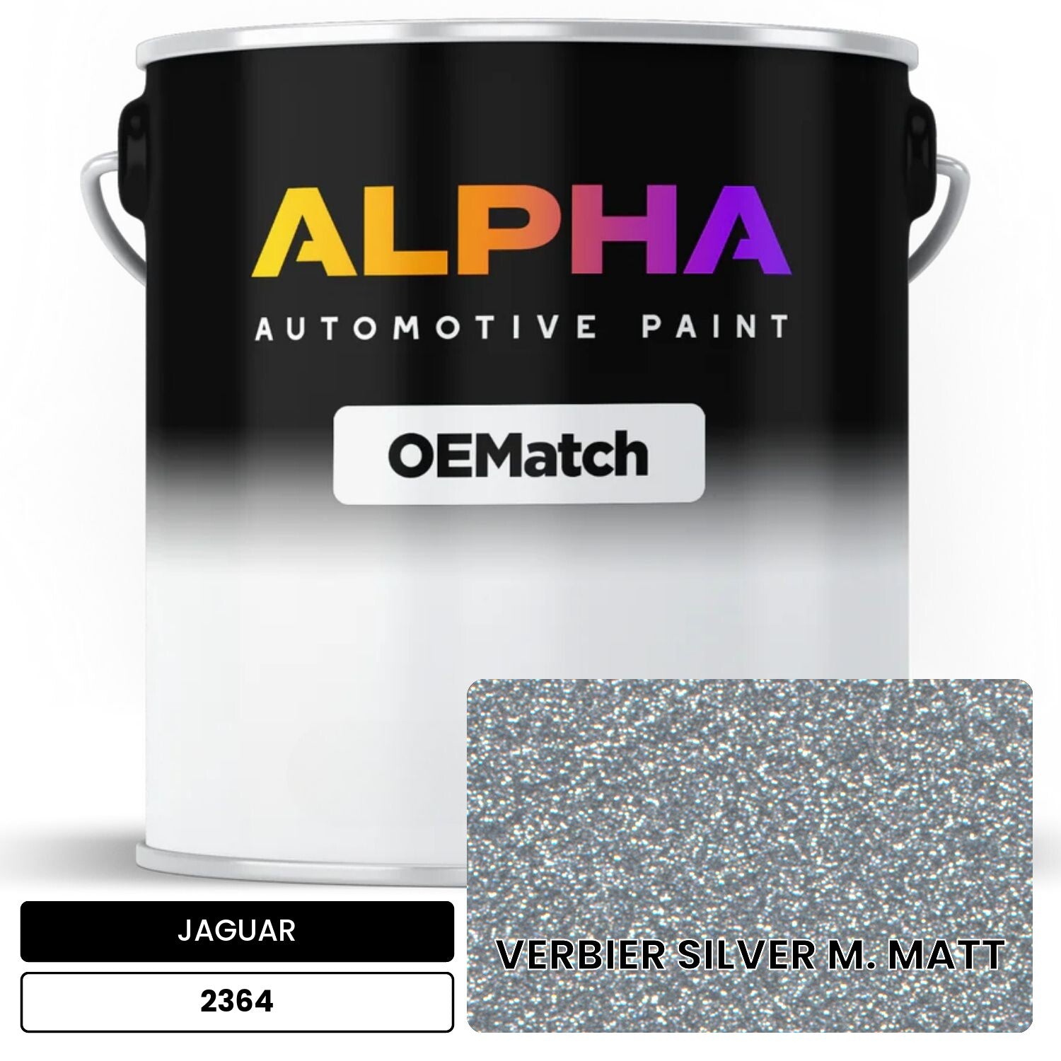 JAGUAR VERBIER SILVER M. MATT 2364 OEMatch Basecoat