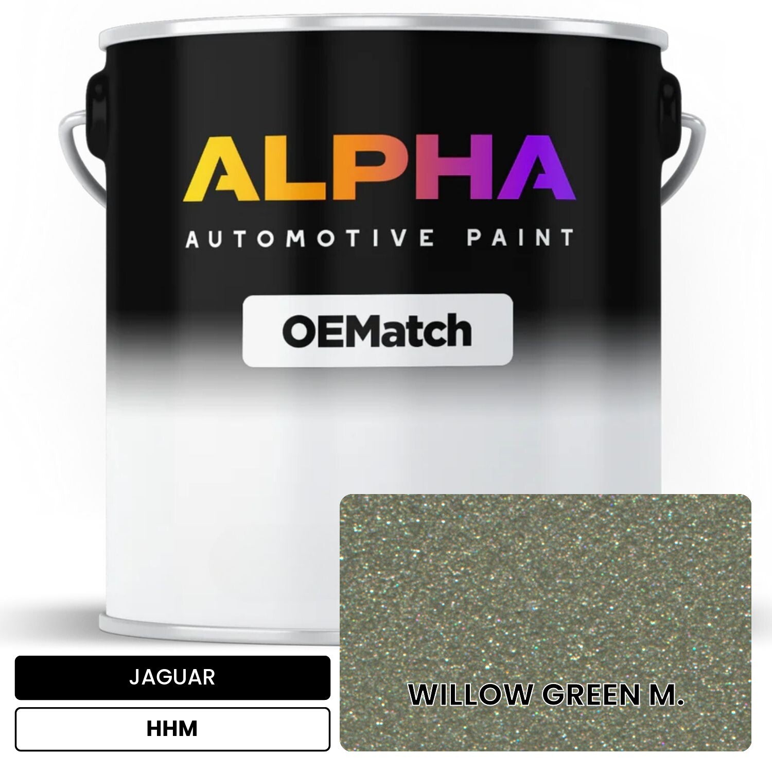 JAGUAR WILLOW GREEN M. HHM OEMatch Basecoat