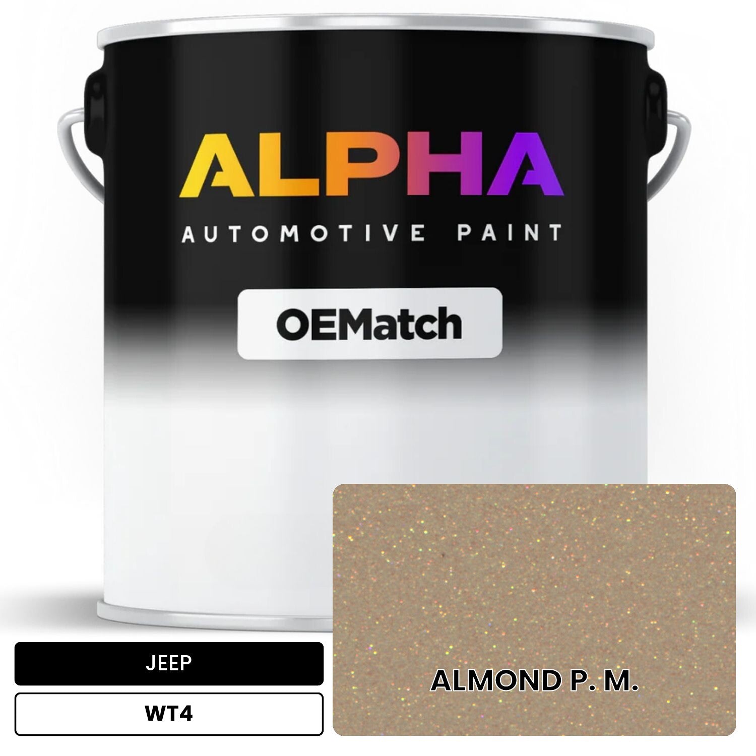 JEEP ALMOND P. M. WT4 OEMatch Basecoat