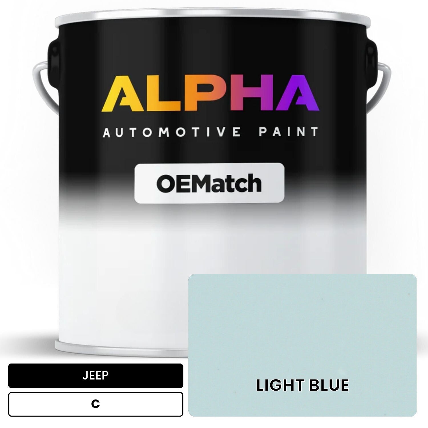 JEEP LIGHT BLUE C OEMatch Basecoat