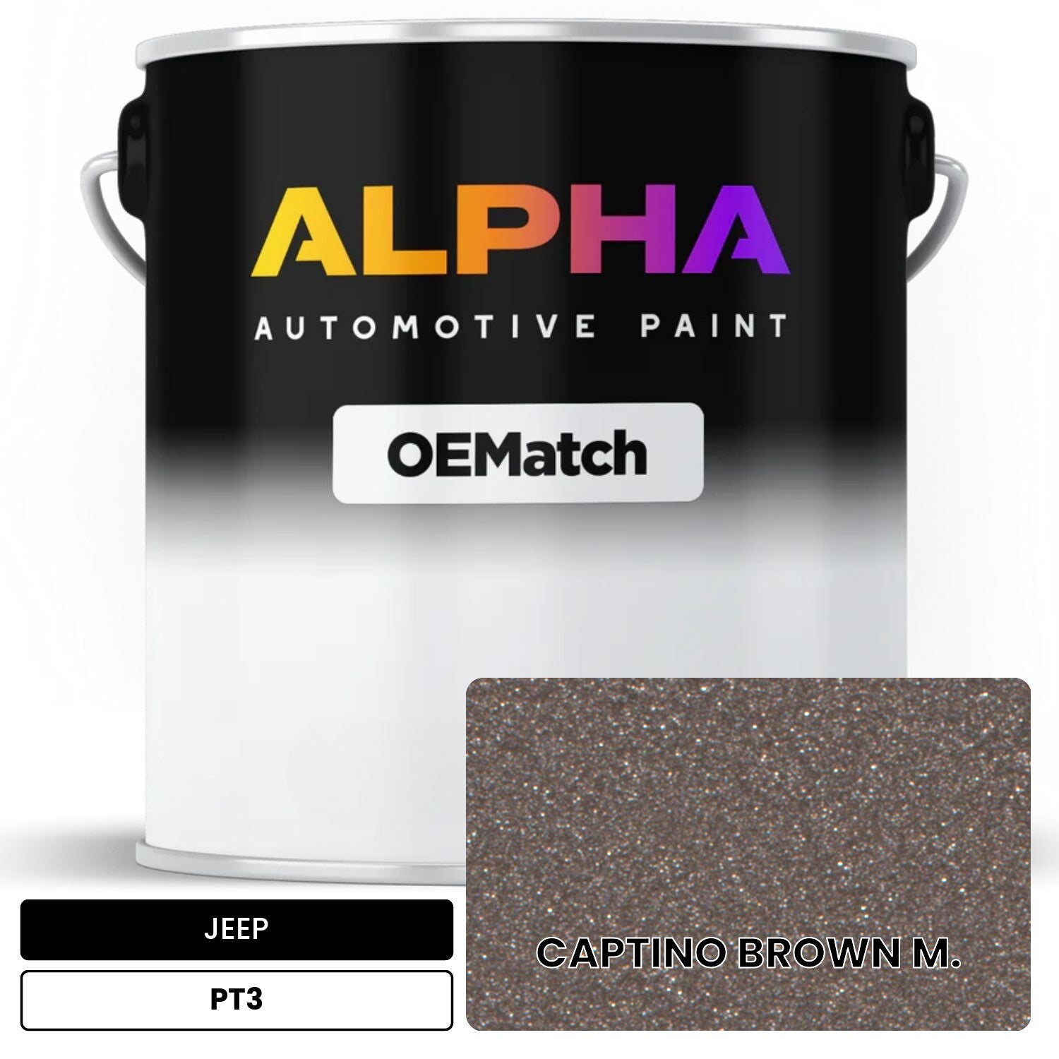 JEEP CAPTINO BROWN M. PT3 OEMatch Basecoat