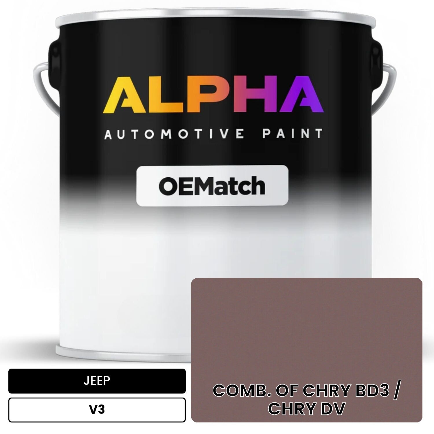 JEEP COMB. OF CHRY BD3 / CHRY DV V3 OEMatch Basecoat