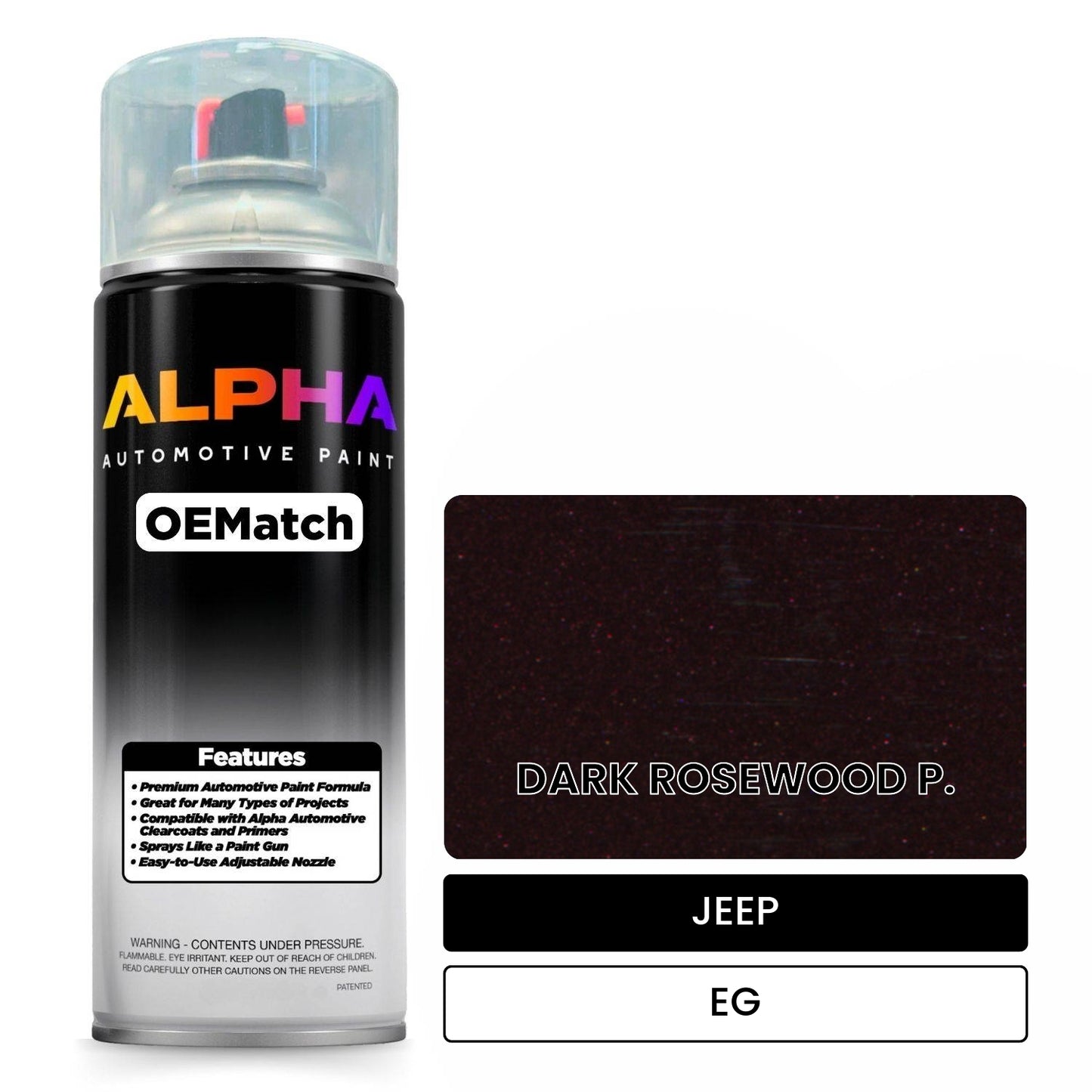 JEEP DARK ROSEWOOD P. EG OEMatch Spraycan