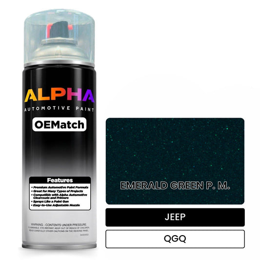 JEEP EMERALD GREEN P. M. QGQ OEMatch Spraycan