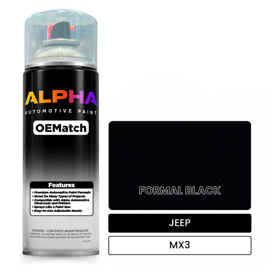 JEEP FORMAL BLACK MX3 OEMatch Spraycan