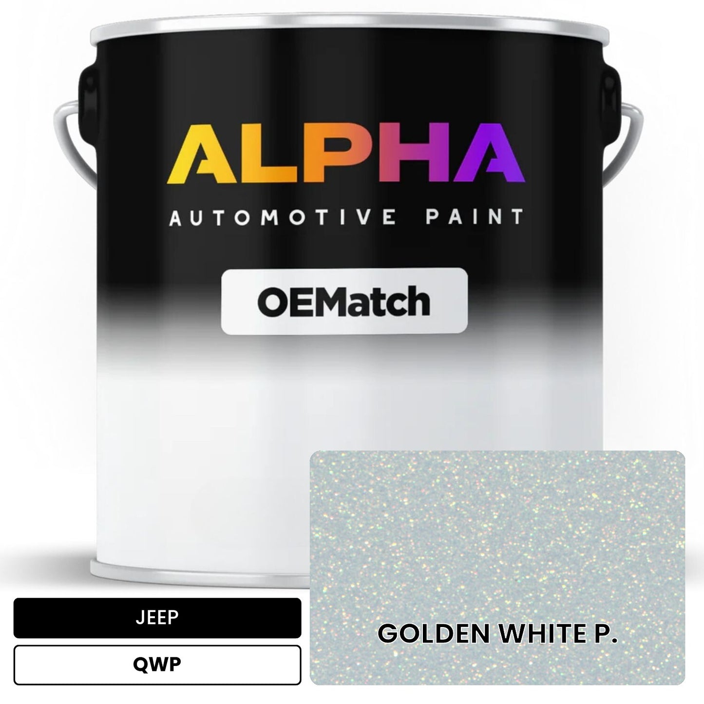 JEEP GOLDEN WHITE P. QWP OEMatch Basecoat