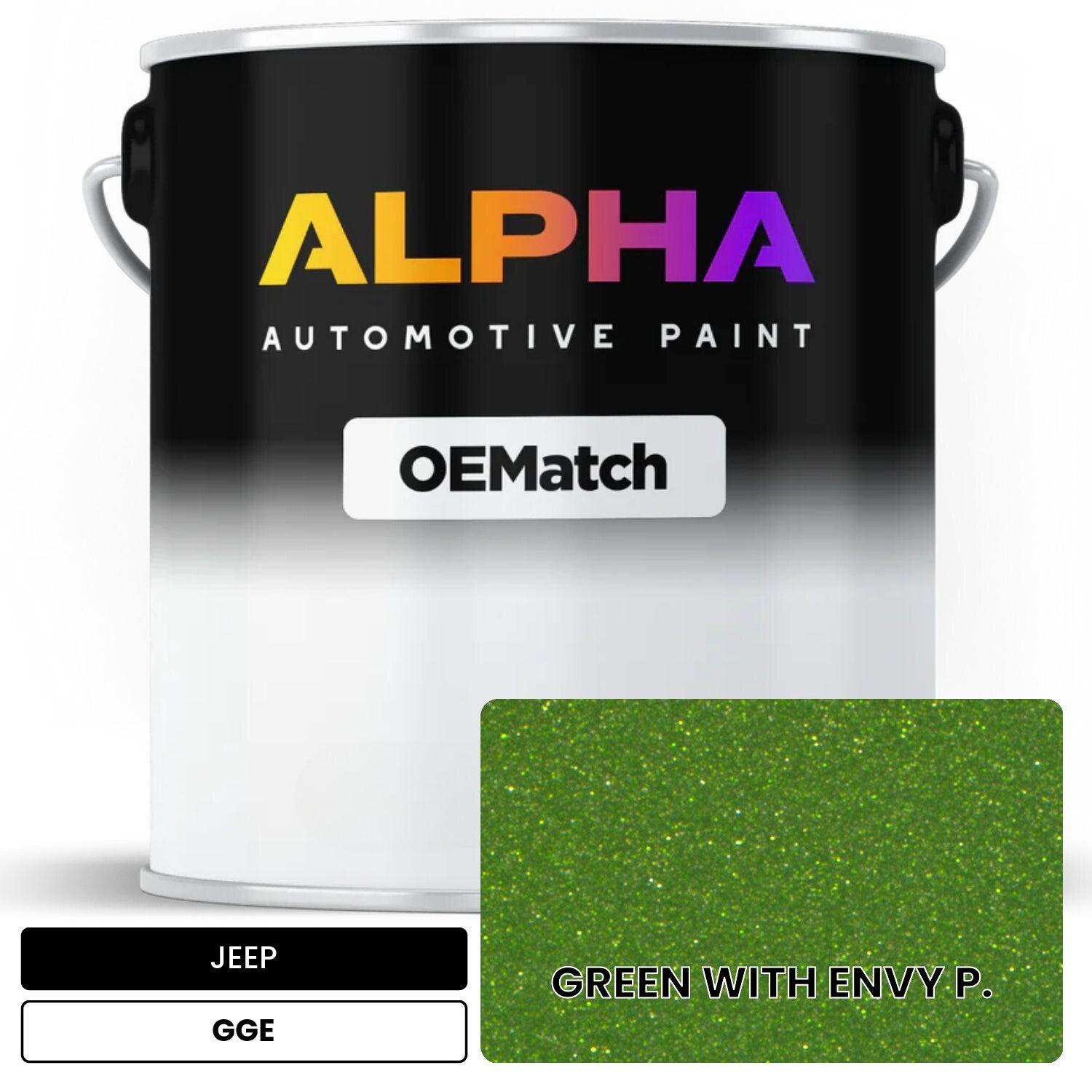 JEEP GREEN WITH ENVY P. GGE OEMatch Basecoat