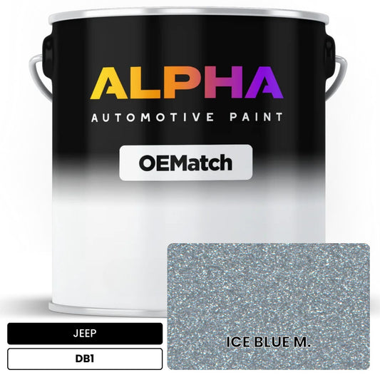 JEEP ICE BLUE M. DB1 OEMatch Basecoat