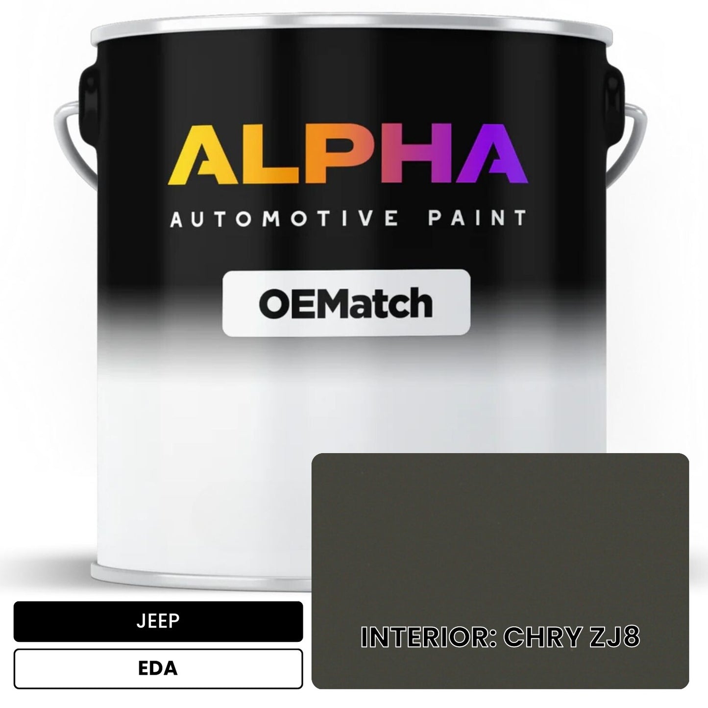 JEEP INTERIOR: CHRY ZJ8 EDA OEMatch Basecoat