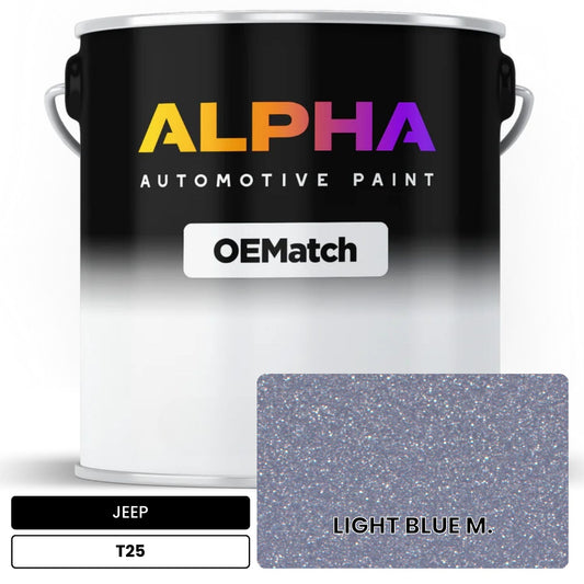 JEEP LIGHT BLUE M. T25 OEMatch Basecoat