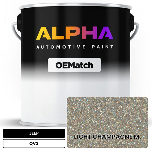 JEEP LIGHT CHAMPAGNE M. QV3 OEMatch Basecoat