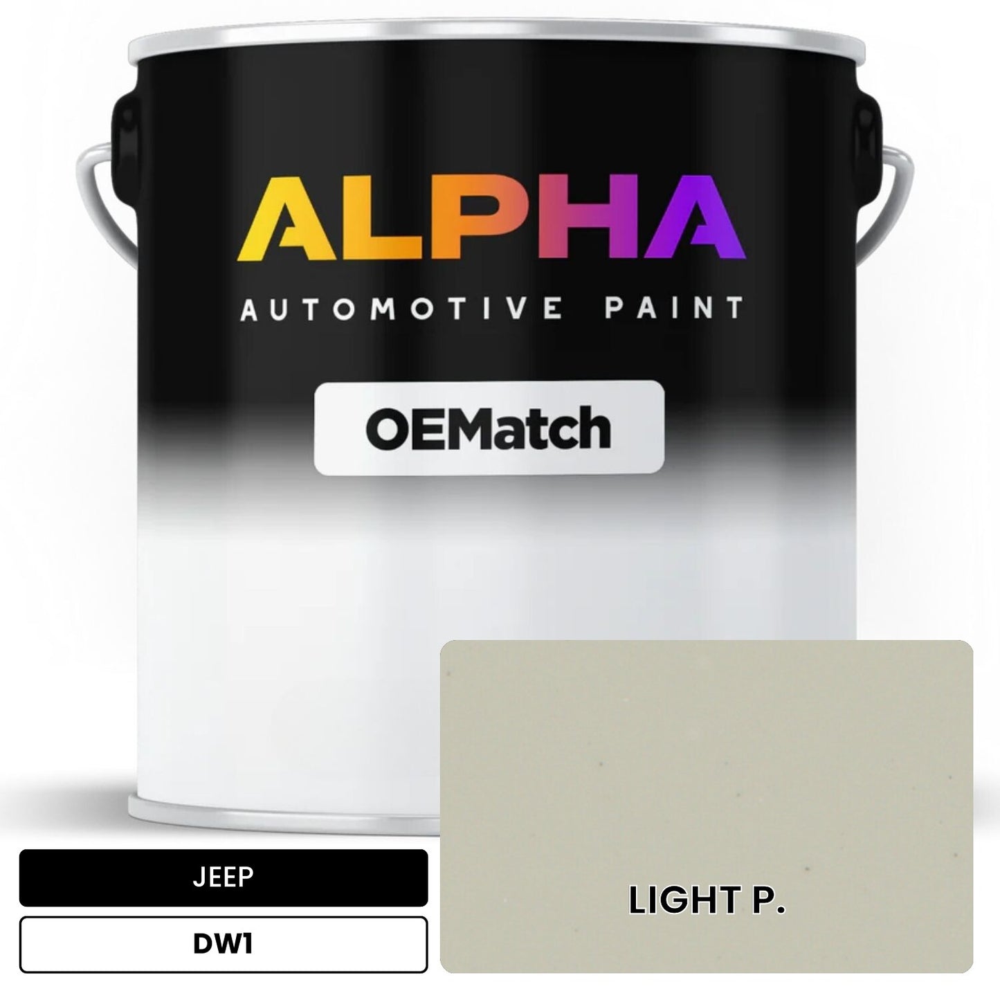 JEEP LIGHT P. DW1 OEMatch Basecoat