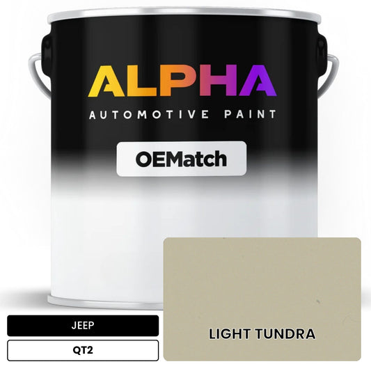 JEEP LIGHT TUNDRA QT2 OEMatch Basecoat
