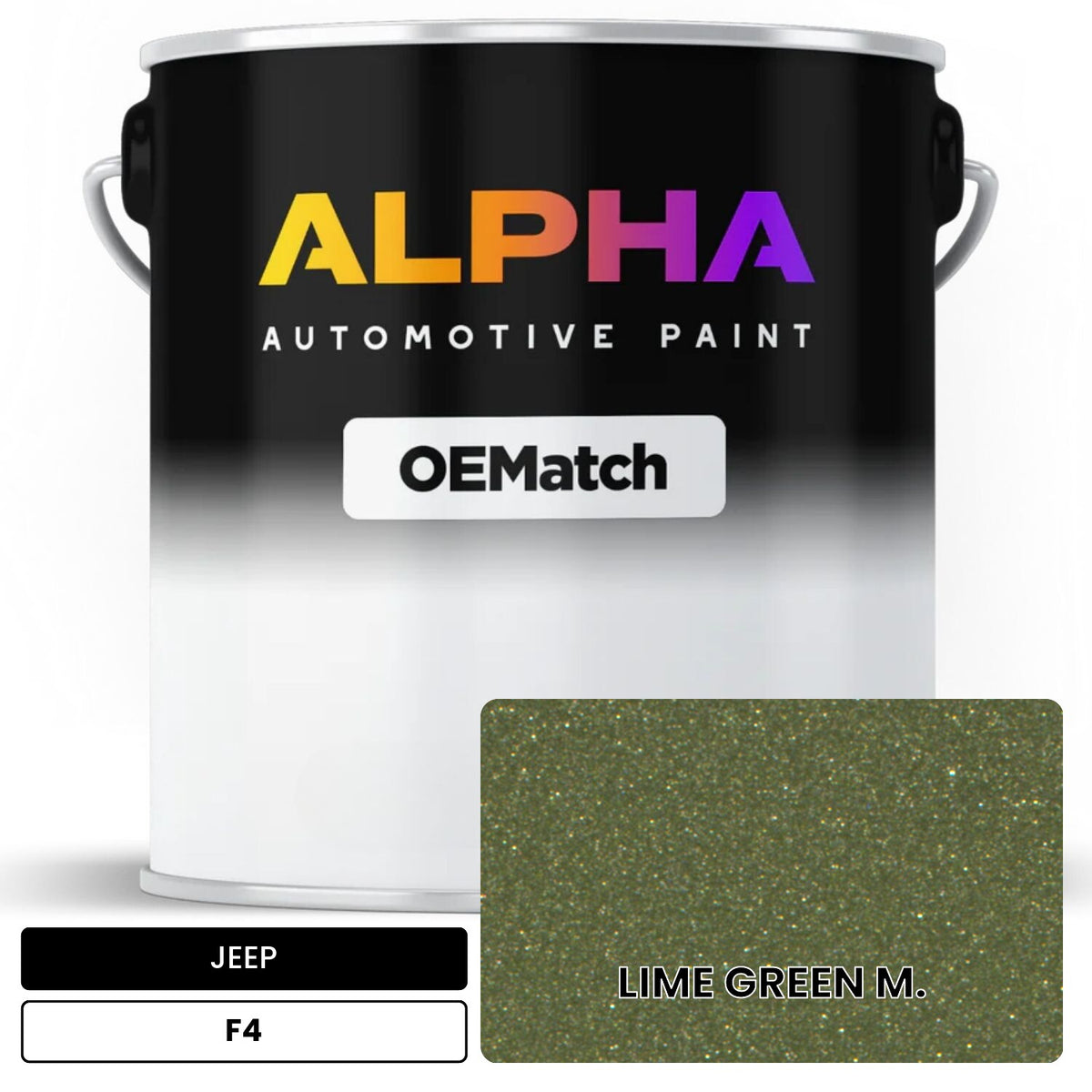 JEEP LIME GREEN M. F4 OEMatch Basecoat