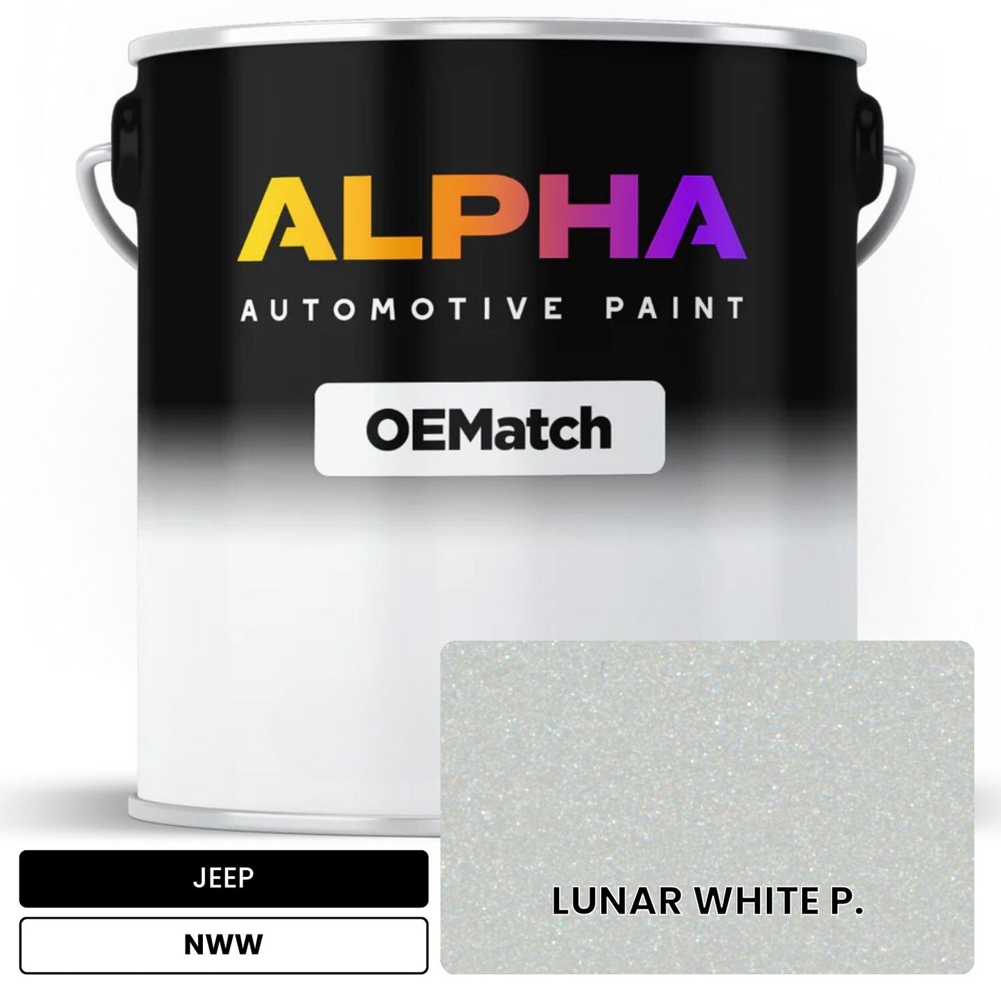 JEEP LUNAR WHITE P. NWW OEMatch Basecoat