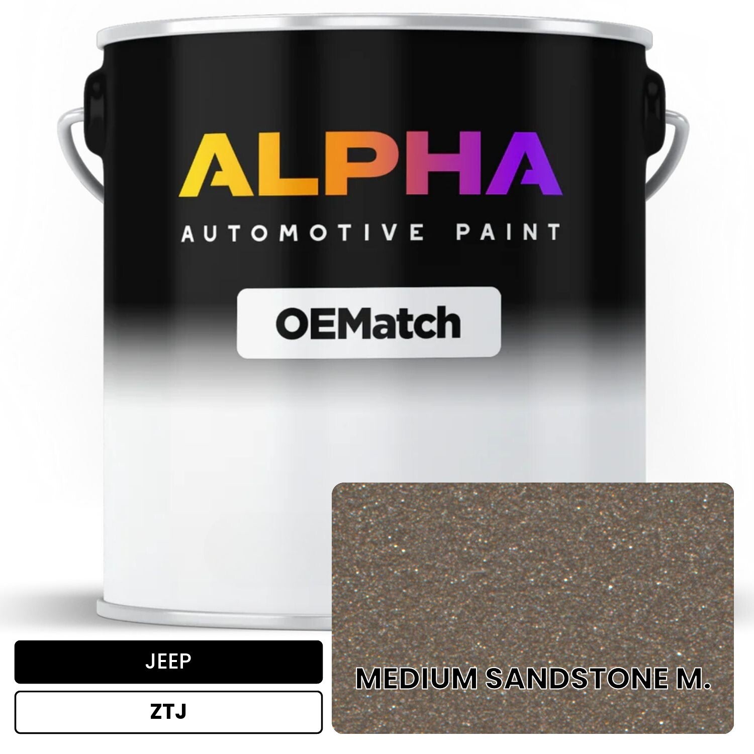 JEEP MEDIUM SANDSTONE M. ZTJ OEMatch Basecoat