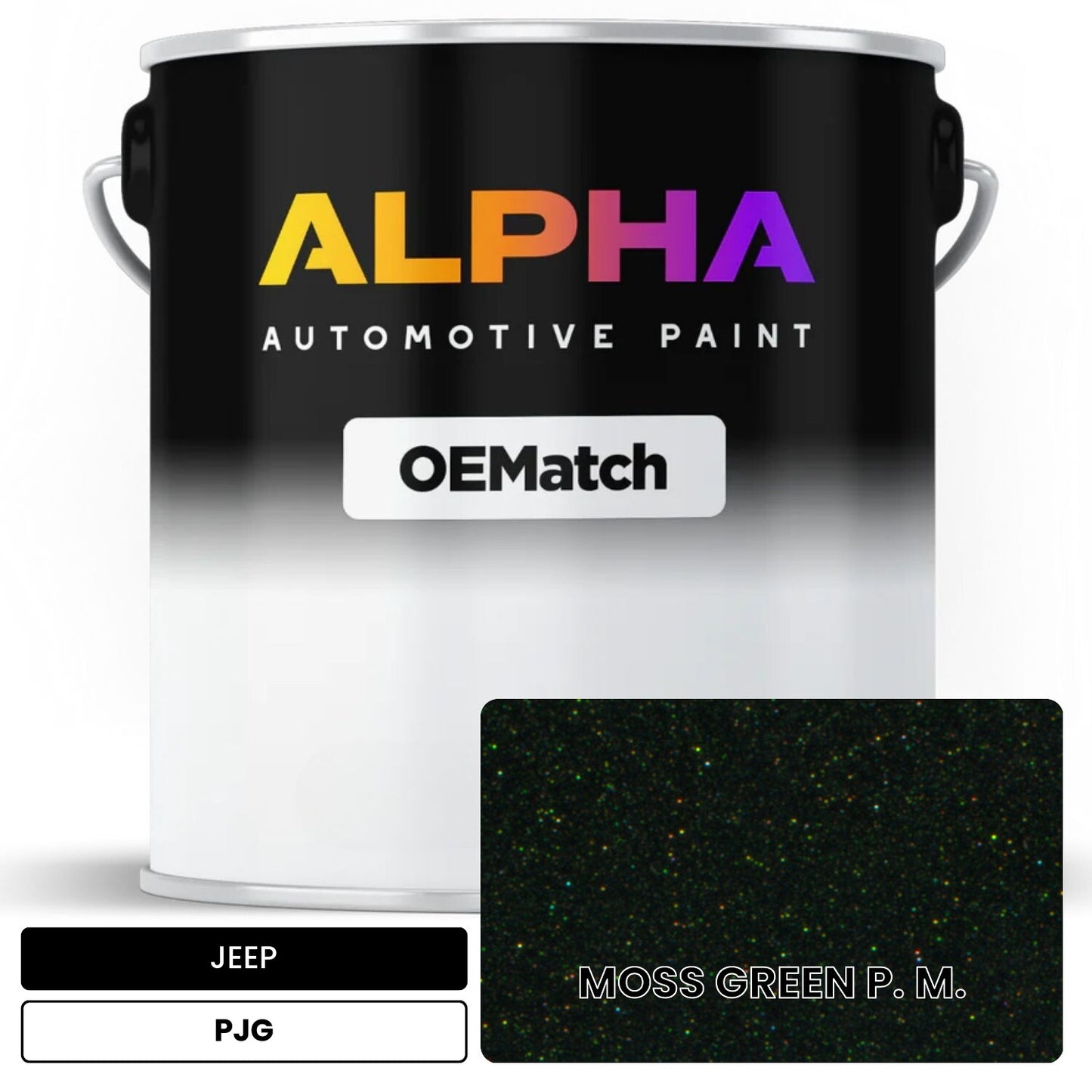 JEEP MOSS GREEN P. M. PJG OEMatch Basecoat