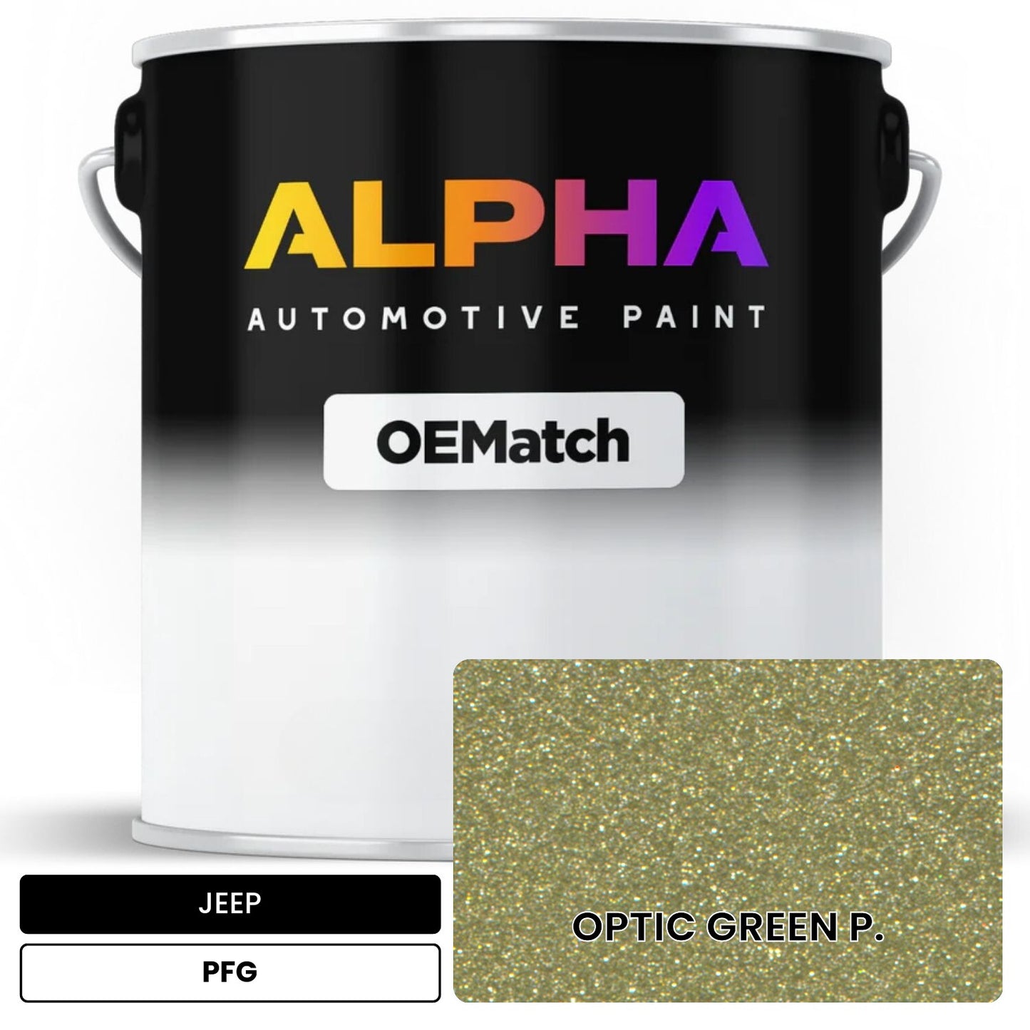 JEEP OPTIC GREEN P. PFG OEMatch Basecoat