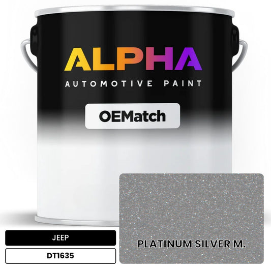 JEEP PLATINUM SILVER M. DT1635 OEMatch Basecoat