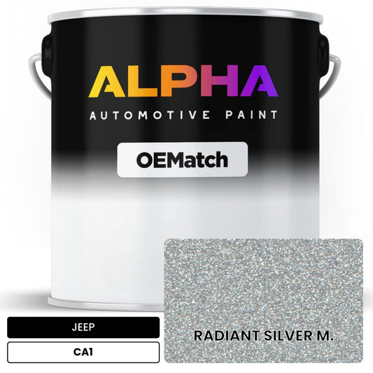 JEEP RADIANT SILVER M. CA1 OEMatch Basecoat