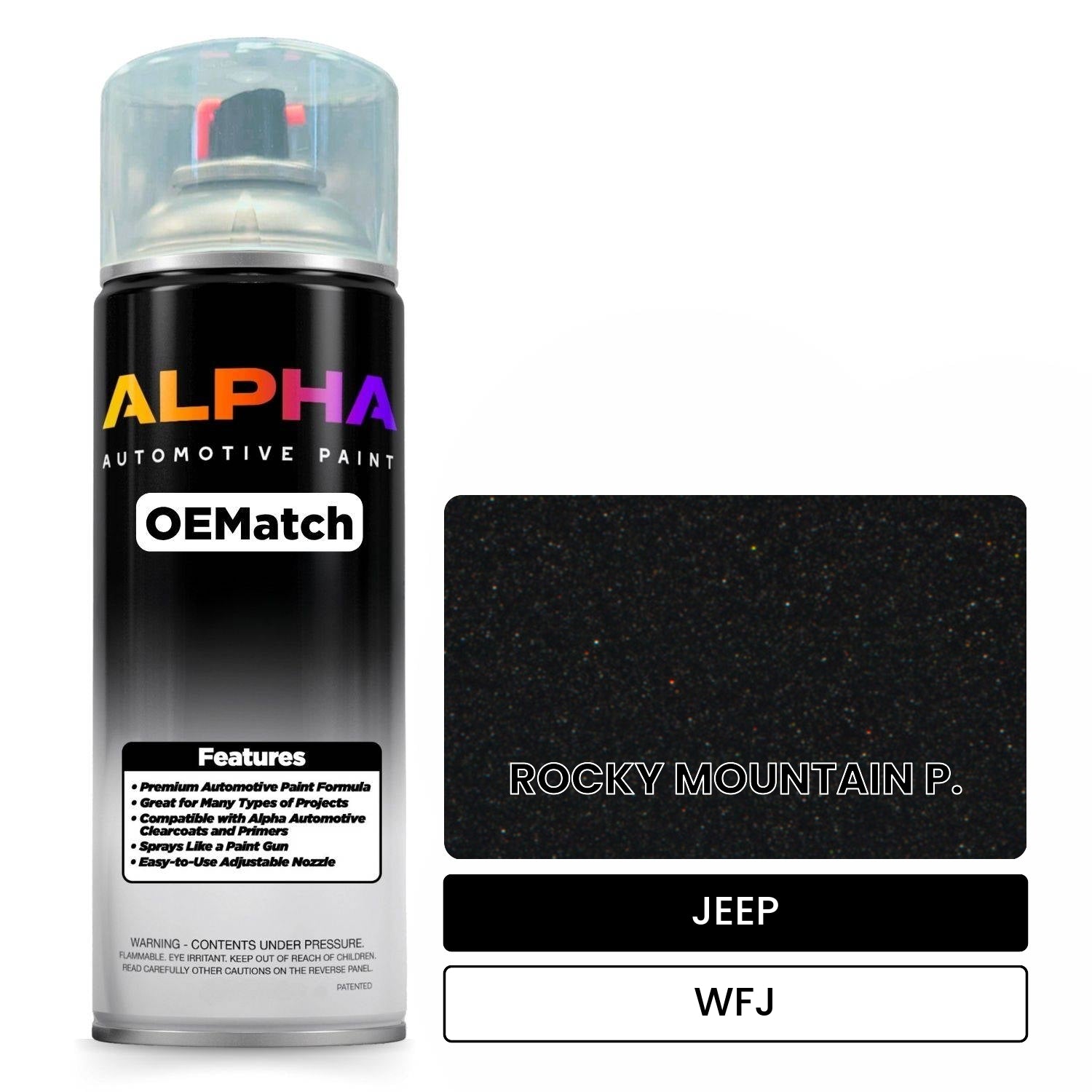 JEEP ROCKY MOUNTAIN P. WFJ OEMatch Spraycan