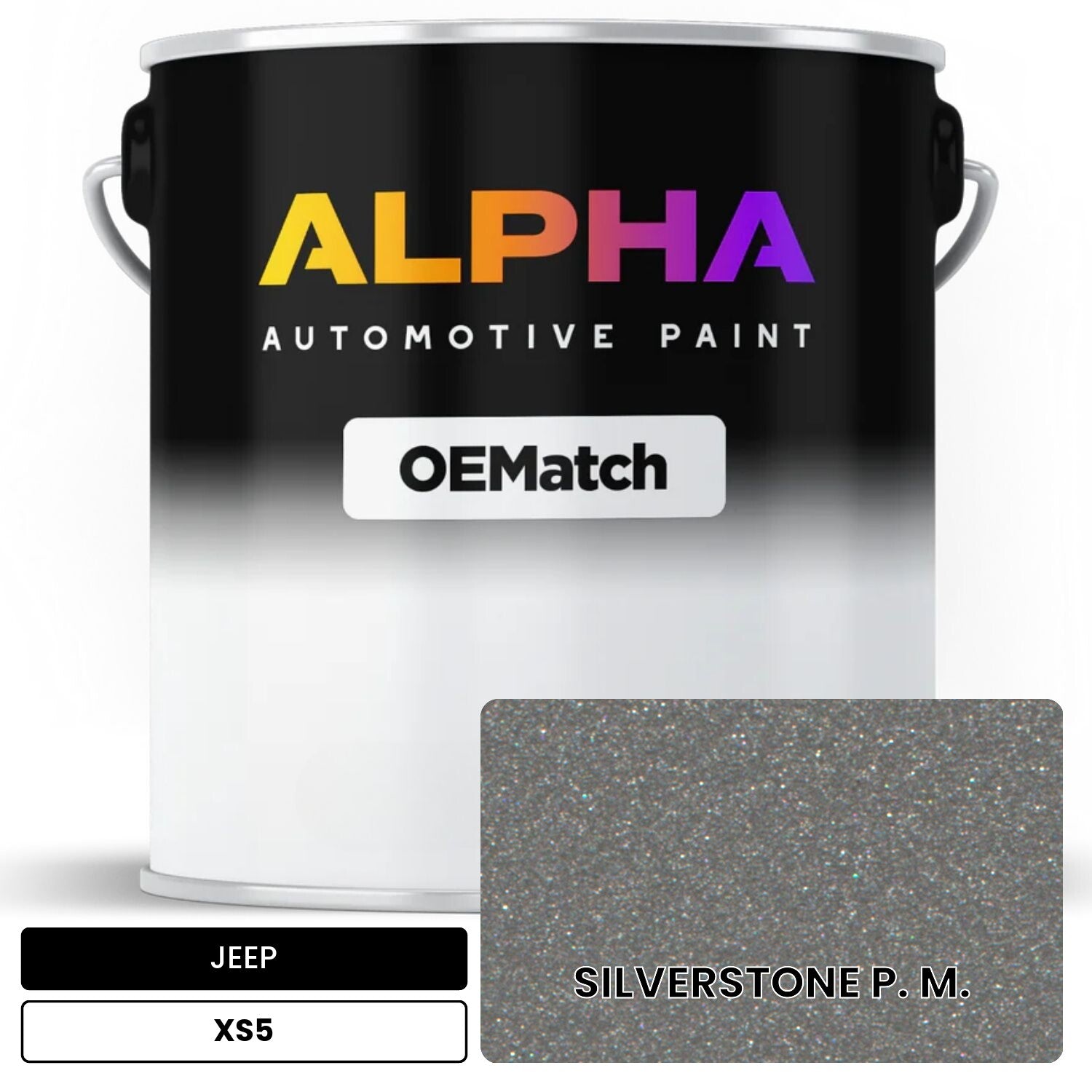 JEEP SILVERSTONE P. M. XS5 OEMatch Basecoat