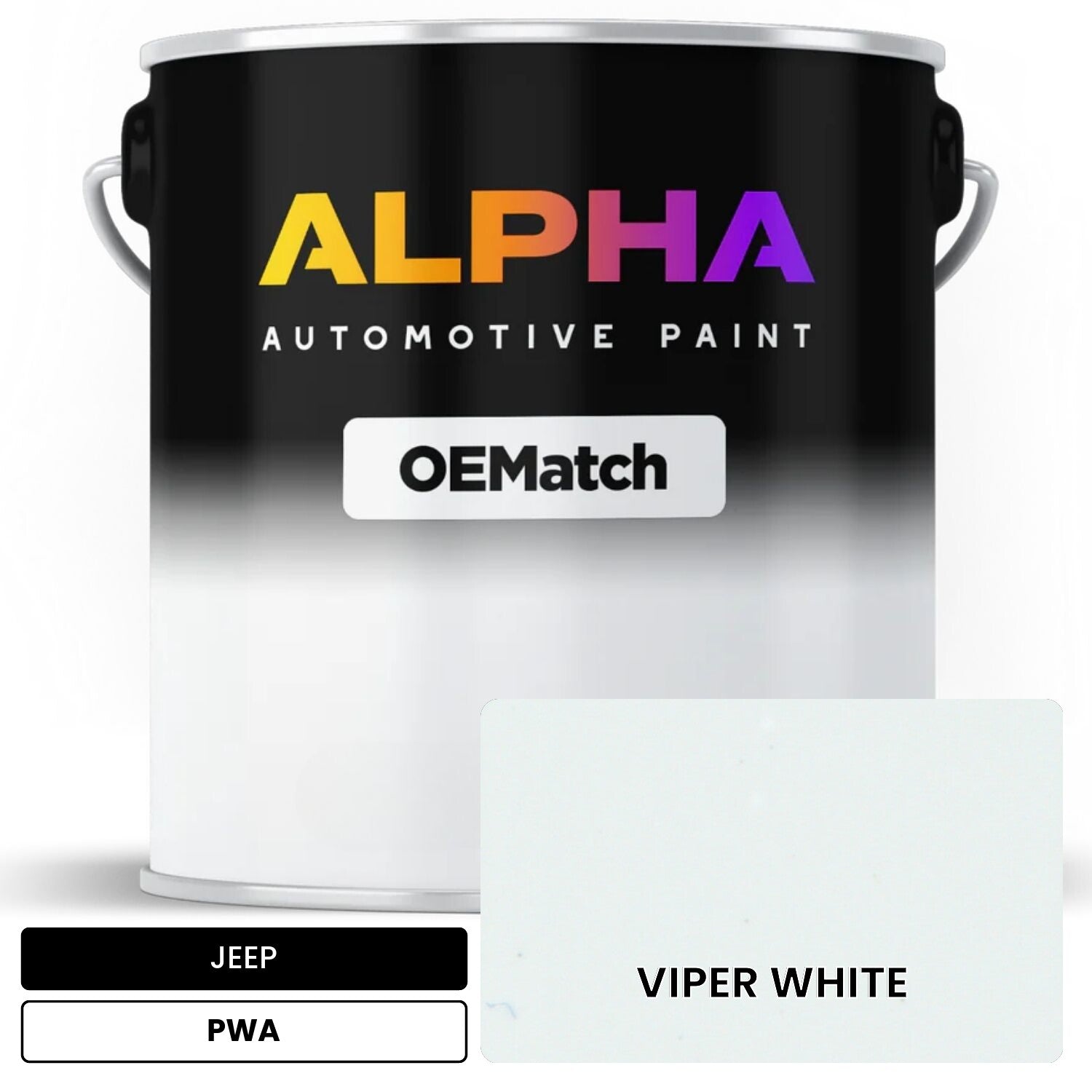 JEEP VIPER WHITE PWA OEMatch Basecoat
