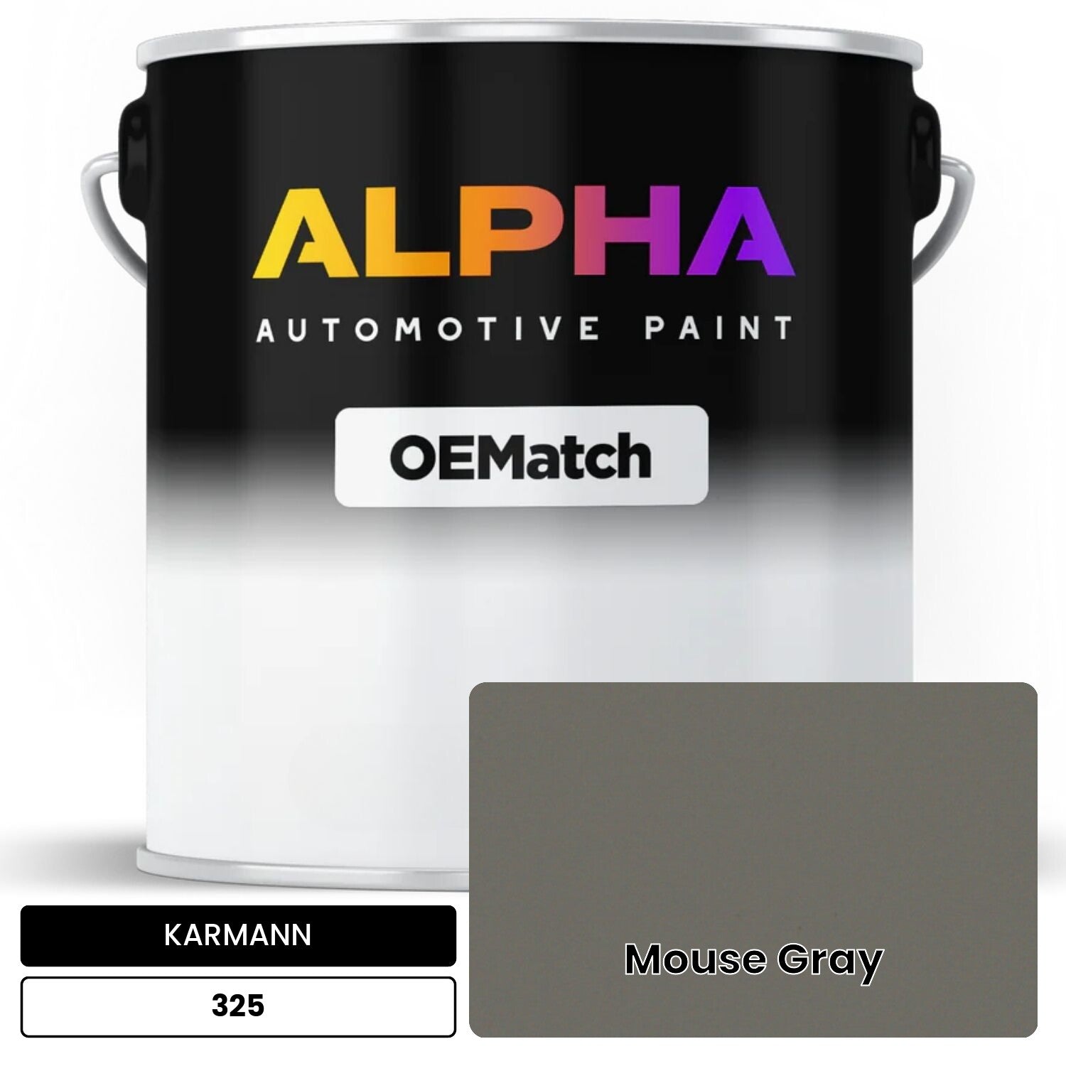 KARMANN Mouse Gray 325 OEMatch Basecoat