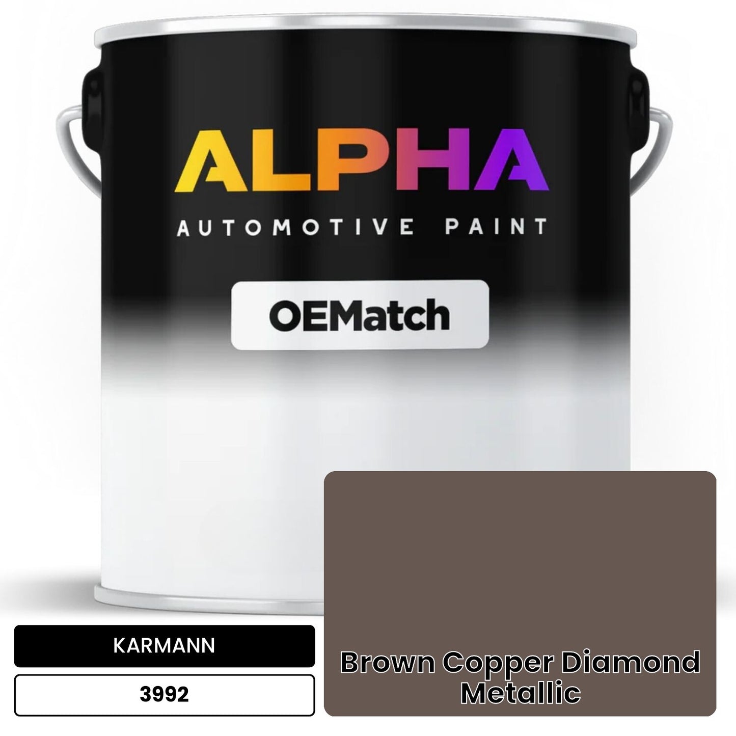 KARMANN Brown Copper Diamond Metallic 3992 OEMatch Basecoat