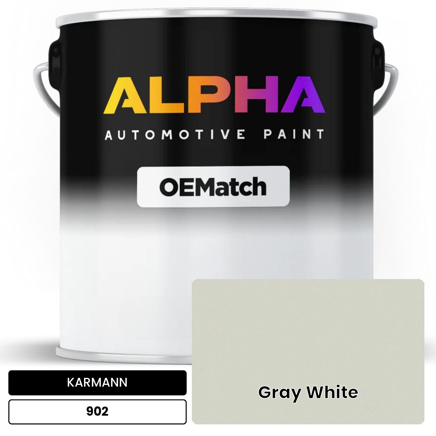 KARMANN Gray White 902 OEMatch Basecoat
