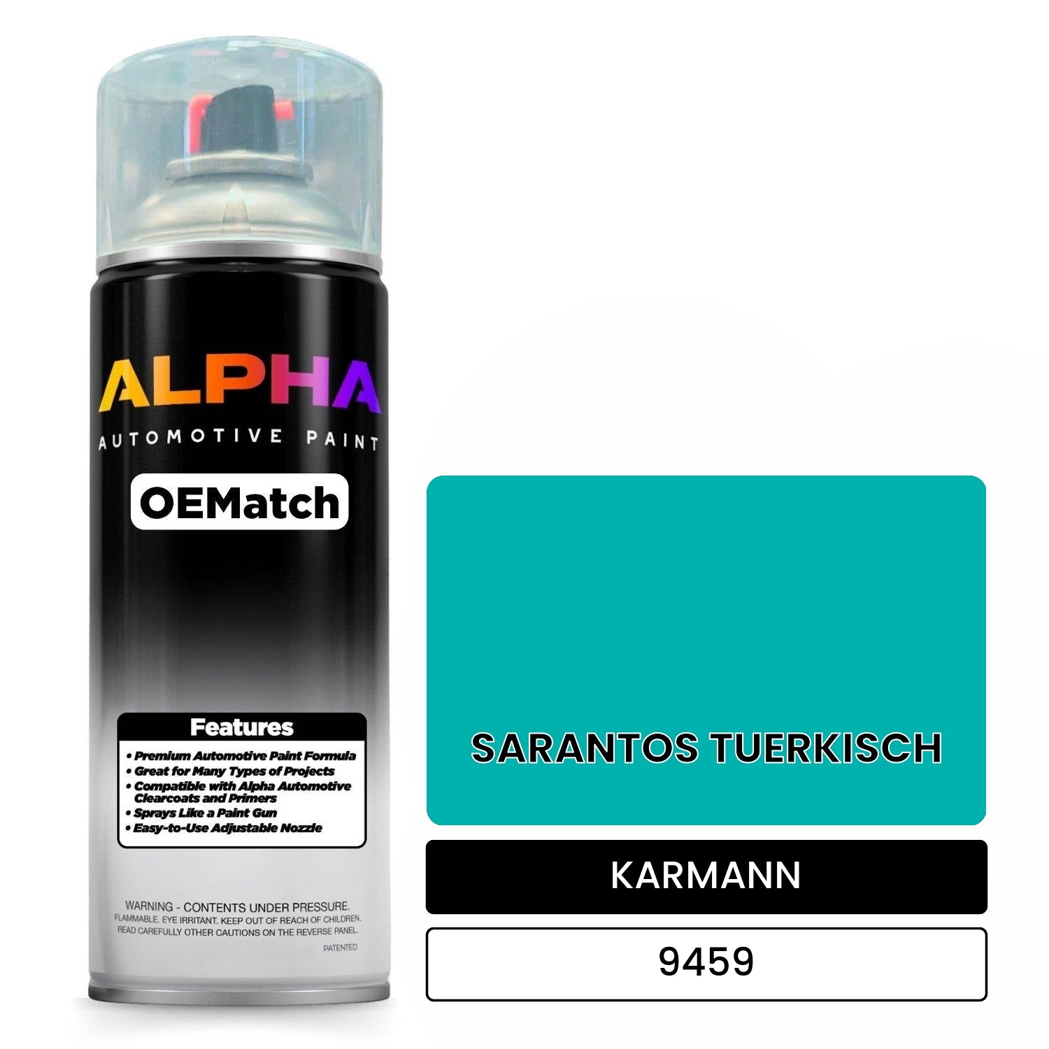 KARMANN Sarantos Turquoise 9459 OEMatch Spraycan